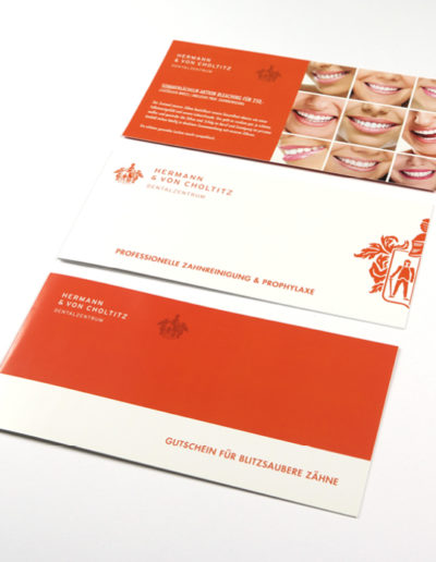 Gestaltung Flyer für Zahnärzte Pforzheim