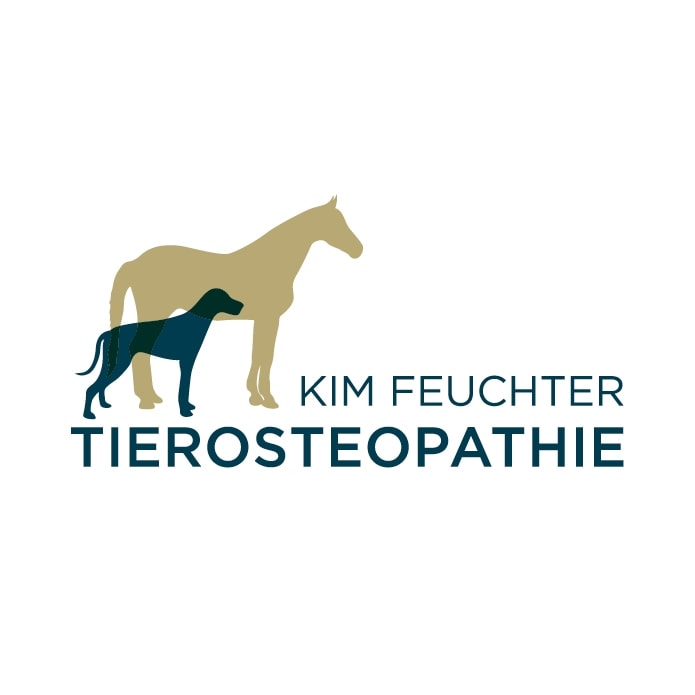 Logo mit Pferd und Hund für Tierosteopathie Praxis Pforzheim