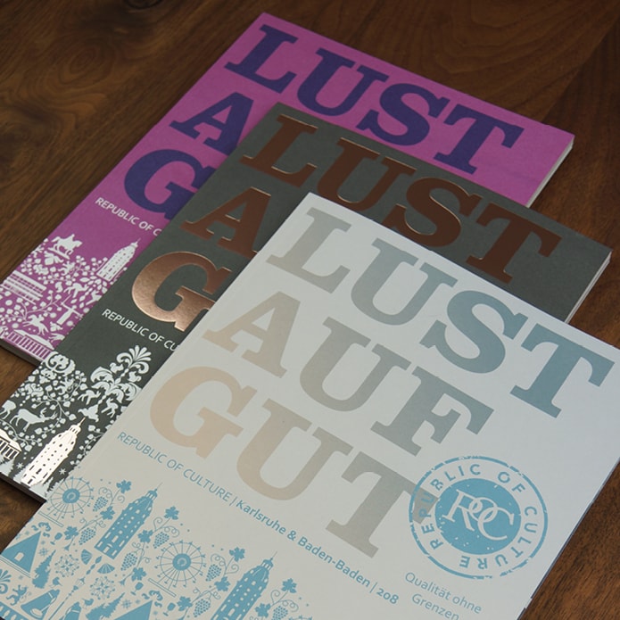 Drei Stadtmagazine von Lust Auf Gut